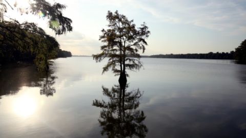 Lake Providence largely divides rich from poor in rural Louisiana.