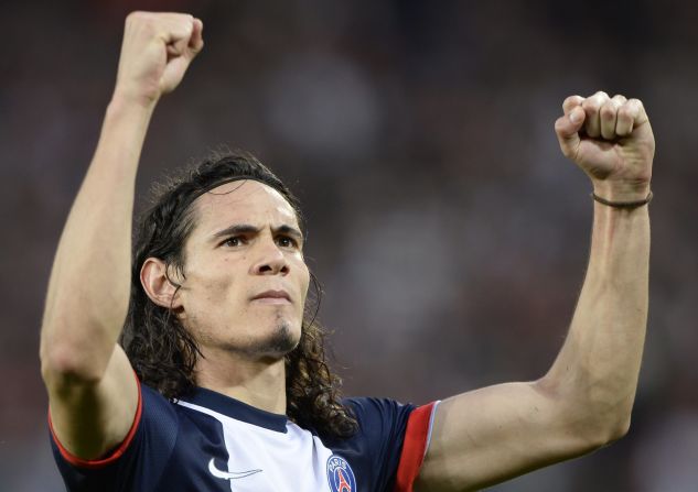 The tax rate would inhibit the ability of PSG and other French clubs to attract star players like Ibrahimovic and the pictured Edinson Cavani, who left Napoli to join the Parisian team in July.