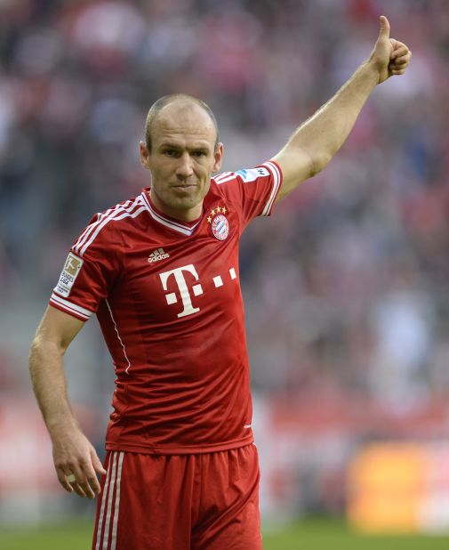 <strong>Arjen Robben</strong> (Bayern Munich & Netherlands) <br /><strong>CNN rating: </strong>Contender <br />The Dutch winger finally managed to shake off his tag as a player who chokes on the big stage by scoring a last-minute winner against Borussia Dortmund to crown Bayern champions of Europe. For this alone, Robben is in contention.