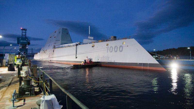 NextImg:Navy's future: Electric guns, lasers, water as fuel | CNN Business