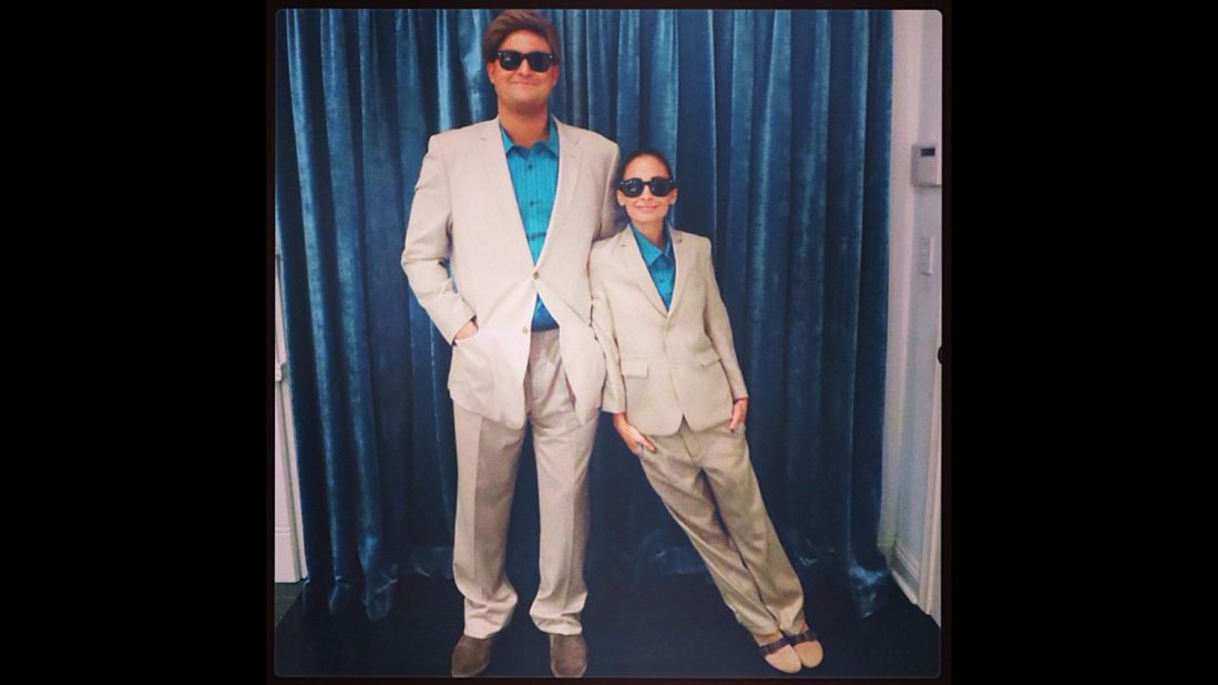 <a href="http://instagram.com/p/f-T_b5pure/" target="_blank" target="_blank">Nicole Richie</a> channeled the '80s Danny DeVito classic "Twins" for her 2013 Halloween costume. 