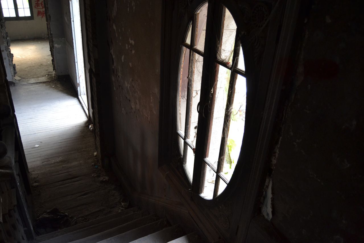 With cob-webbed windows and abandoned furniture lying about, building no. 81 is the kind of place most ghosts would feel right at home.  