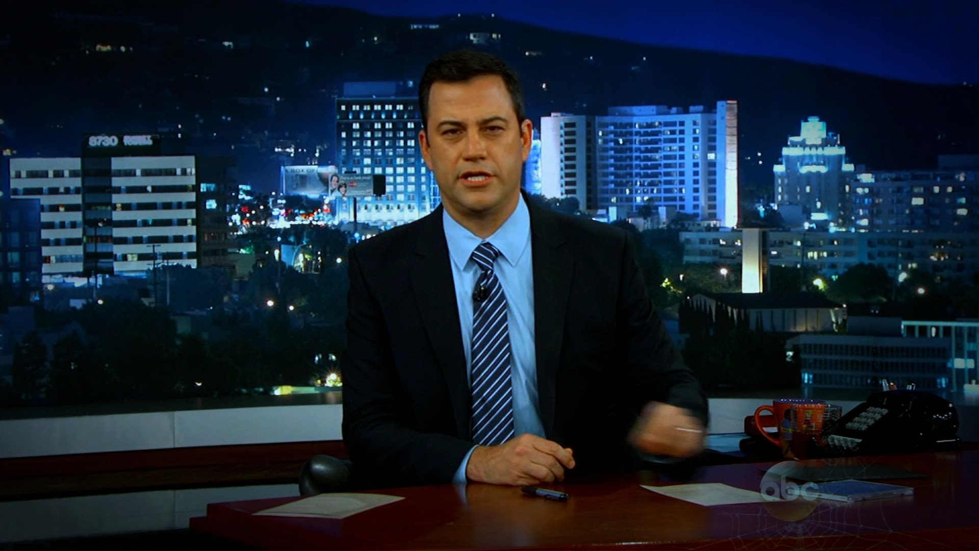 Jimmy Kimmel apologizes on Monday for his skit on China and America's debt problem.