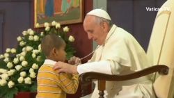 newday must see moment boy interrupts pope_00002723.jpg