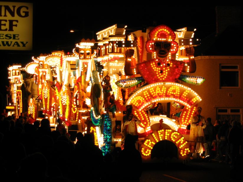 This spectacular Diwali themed float illuminated the British town of North Petherton during the annual Guy Fawkes celebrations. It is part of the <a href="http://ireport.cnn.com/docs/DOC-1046194" target="_blank">Bridgwater Carnival</a>, which is one of the largest illuminated carnivals in Europe. "The carts have been limited to the total length, height and width to make sure they fit down our narrow roads. They can have up to 10,000 light bulbs on them. It is free to attend but people collect money which is then distributed among the local charities," said Keith Gough, 46, who took this photo. 