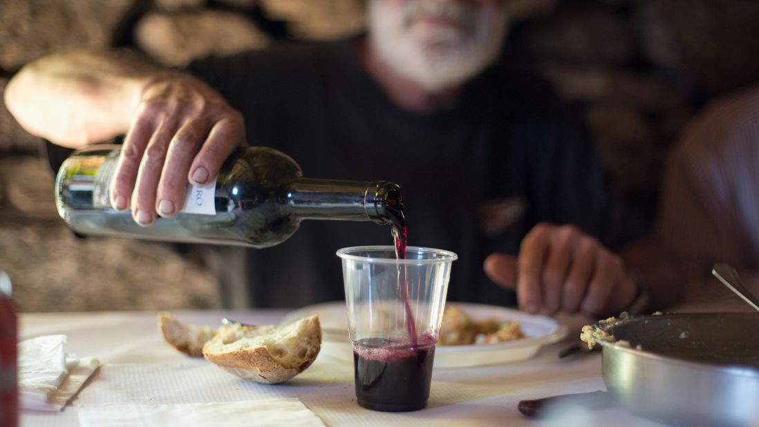 It's not a requirement to drink it on this diet, but if you do drink alcohol, red wine in moderate amounts can be good for your health. Moderation means one drink for women and two for men, by the way. Studies show red wine can help protect against heart disease.