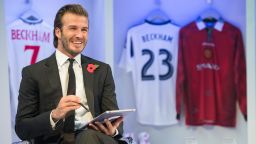 Beckham book launch