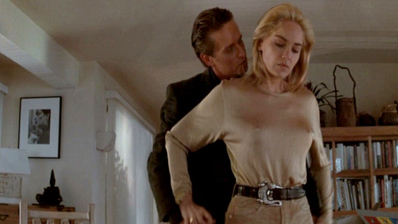 <strong>"Basic Instinct"</strong>: Michael Douglas and Sharon Stone star in this steamy 1992 film about a detective who becomes involved with the prime suspect in the murder of a rock star.  <strong>(Amazon Prime, Hulu)</strong>