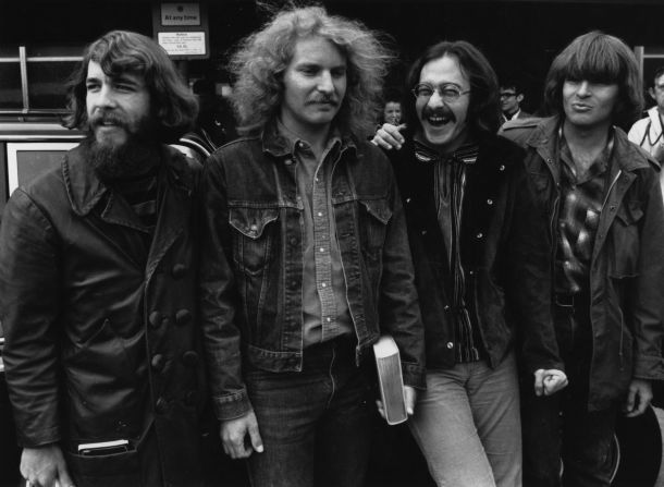 When this photo was taken of iconic rock group Creedence Clearwater Revival -- consisting of, from left, Doug Clifford, Tom Fogerty, Stu Cook and John Fogerty -- in April 1970, the band was at its peak. But by 1971, Tom would leave his brother John, reportedly over issues of creative control, and CCR disbanded in 1972. 
