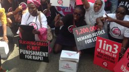  Kenyans marched through Nairobi on Thursday to demand justice for a teen who was allegedly gang-raped, and the suspects ordered to cut grass as punishment. 