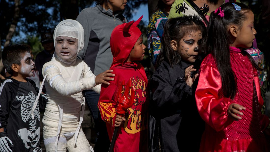 "While children often dress in costumes and participate in parades for Halloween, it's completely independent of Day of the Dead," says Juan Carlos Aguirre, executive director of Mano a Mano, a New York-based nonprofit organization dedicated to celebrating Mexican culture and promoting the understanding of Mexican traditions through arts and culture. 