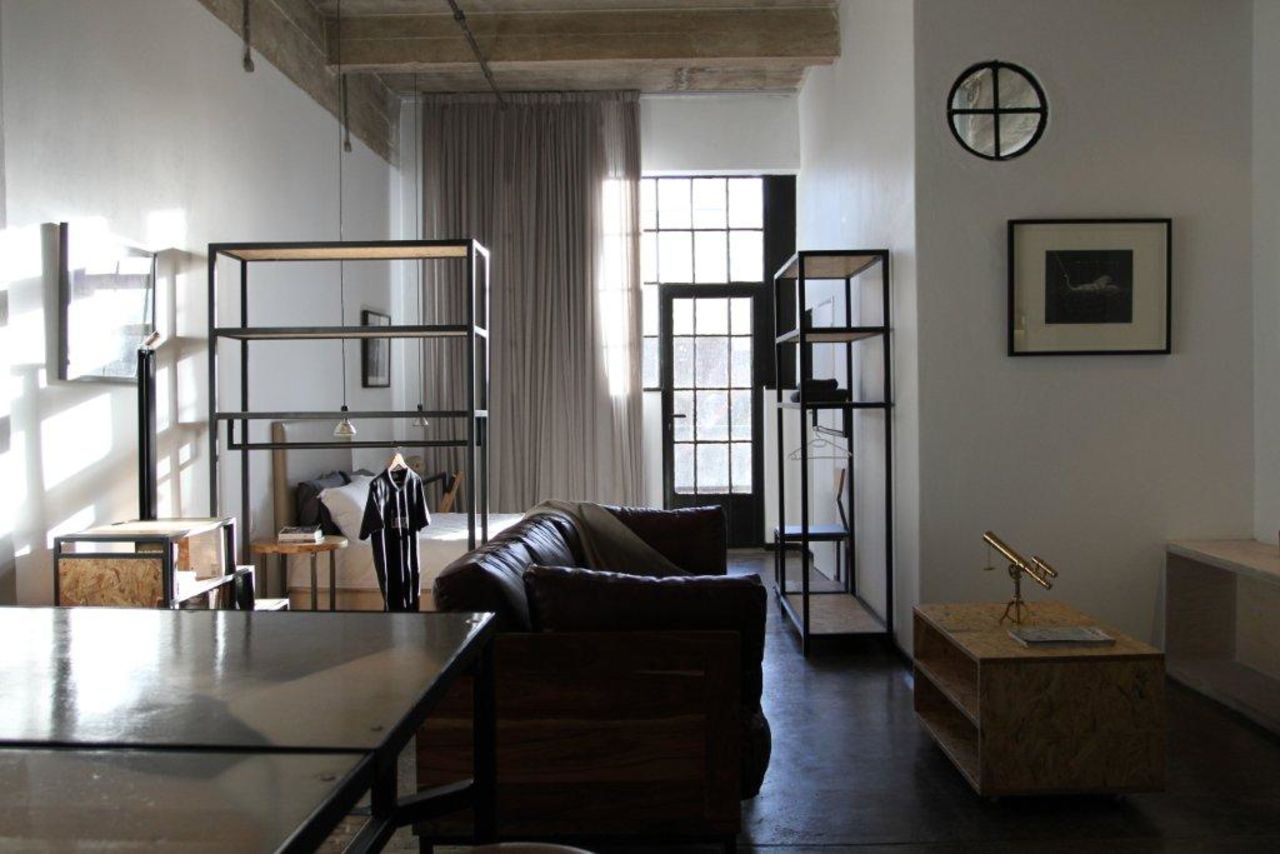 Maboneng also offers chic housing. The ground floor of "Revolution House" apartments includes an art and fashion store and an event space.
