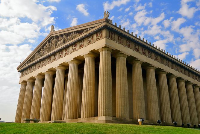 The city also boasts a replica of Greece's Parthenon at Centennial Park.