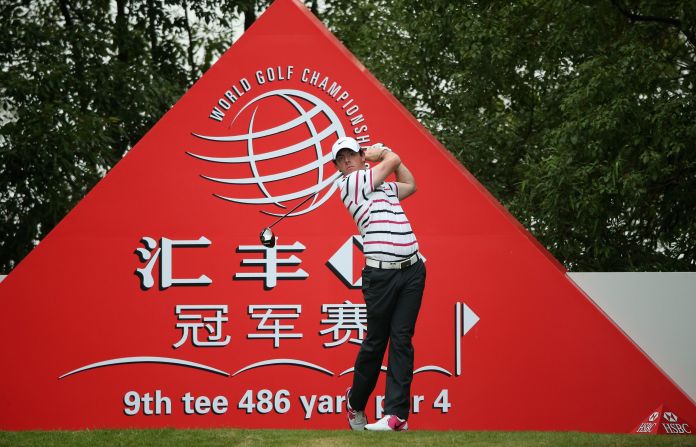 Rory McIlroy hasn't had much to cheer about in 2013. But the Northern Irishman shot an impressive 65 to lead Shanghai's World Golf Championships after the first round.