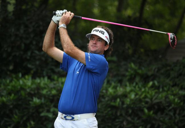 Bubba Watson stayed in contention with a three-under 69 to move into joint second with Rory McIlroy and Boo Weekley.