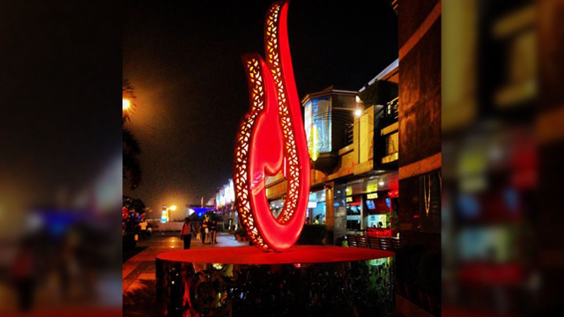 Malliqa Luthra decided to take this photo of a <a href="http://instagram.com/malliqa" target="_blank" target="_blank">giant Diya symbol</a> in her hometown of New Delhi, India. "I took it at Select Citywalk, a mall in New Delhi which was decorated beautifully for the festival season. The Diya is a symbol of light and thus prosperity during this auspicious festival of Diwal in India," said the 26-year-old. 