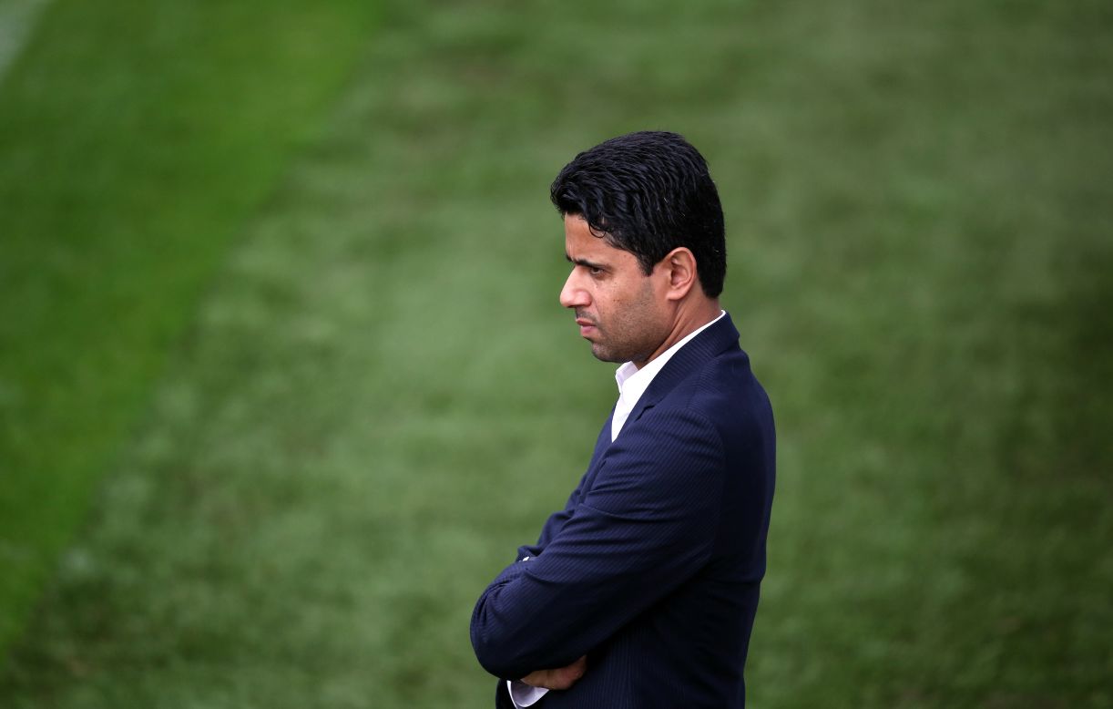 Nasser Al-Khelaifi is the President of Paris Saint-Germain, a club which is owned by QSI -- Qatari Sports Investment,  a firm linked to the Qatari government. PSG has won the French title in 2013 and 2014. It reached the quarterfinals of this year's Champions League.