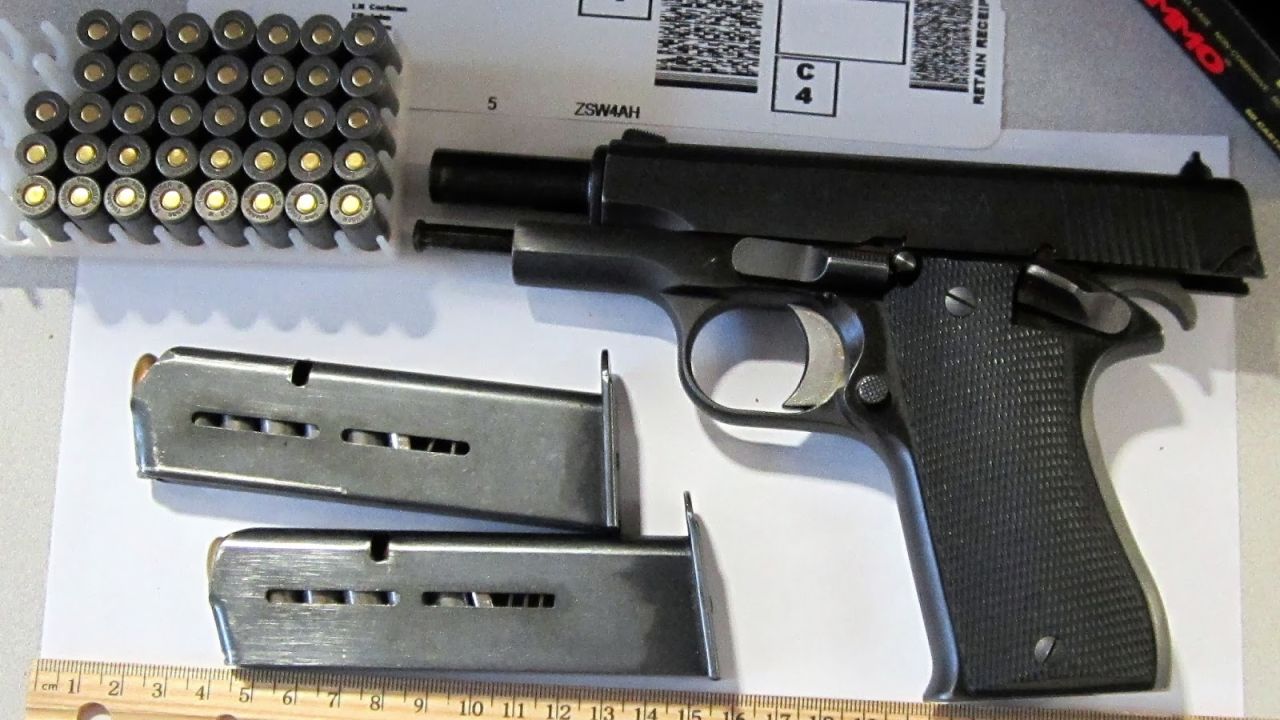 This weapon is one of 29 firearms confiscated at TSA checkpoints this week.