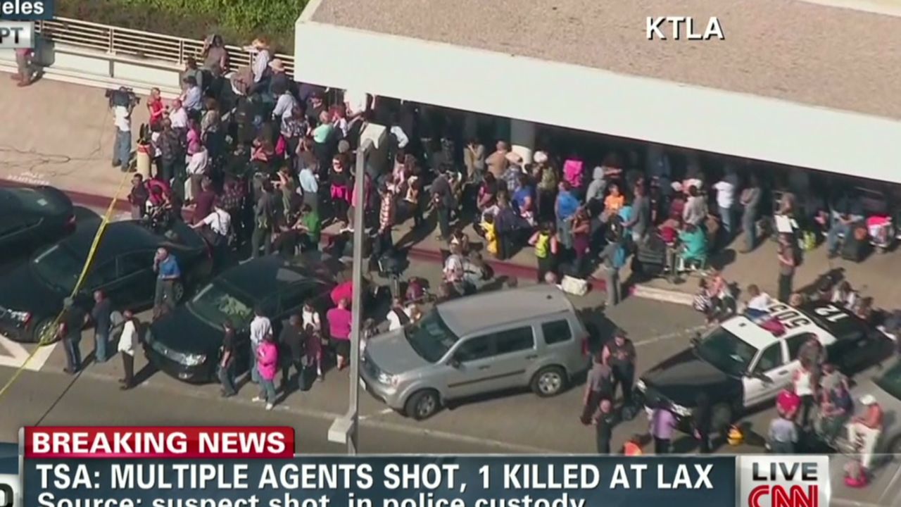 Travelers were evacuated from terminals at LAX Friday morning.