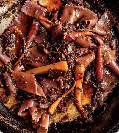 Red Wine Pappardelle with Oxtails & Carrots -- <a href="http://eatocracy.cnn.com/2013/11/05/55-classic-pasta-shapes-to-master/">Get the recipe </a>