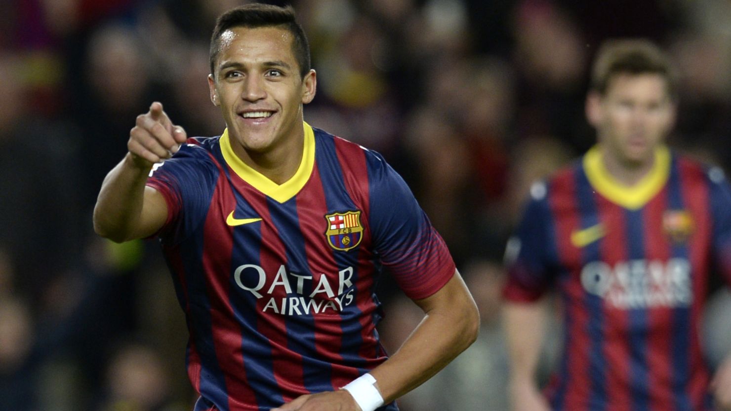 Alexis Sanchez grabbed the crucial goal in Barcelona's 1-0 derby win over Espanyol.