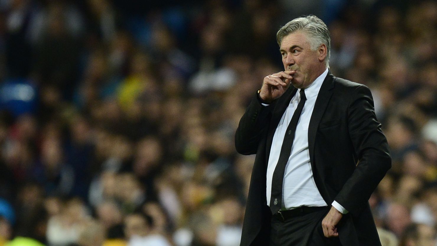 Italian coach Carlo Ancelotti is in his first season at Real Madrid, having replaced Jose Mourinho.