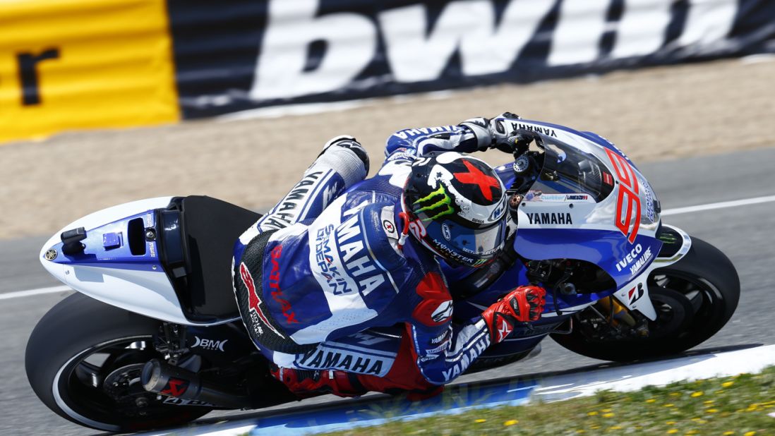 Hot on Marquez's heels is his compatriot Jorge Lorenzo, a two-time world champion who is 13 points behind Marquez in second place overall.