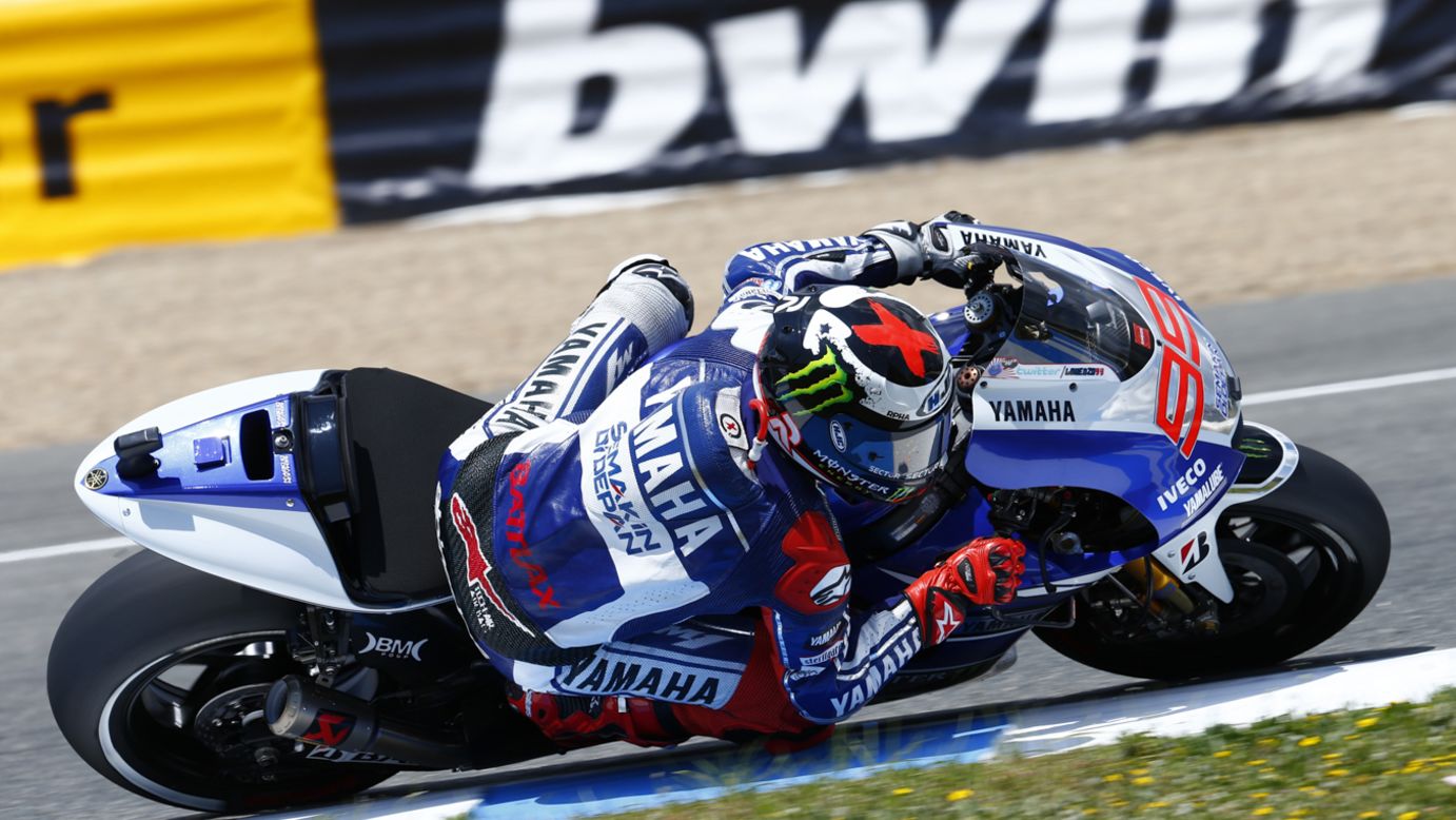 Hot on Marquez's heels is his compatriot Jorge Lorenzo, a two-time world champion who is 13 points behind Marquez in second place overall.