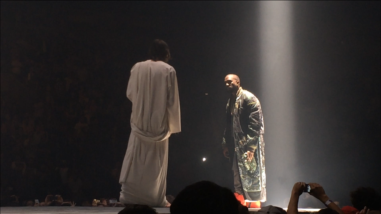 <strong>October 2013: </strong>It wouldn't be a 'Ye performance if it didn't have a few special guests. West made sure his "Yeezus" tour would be a topic of conversation when he had a look-alike Jesus appear on stage with him at Seattle's Key Arena on October 19.