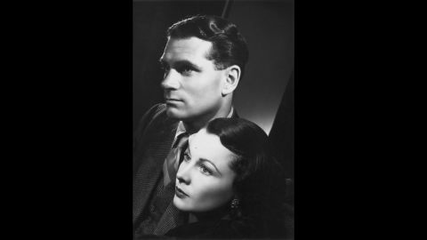 This McBean portrait of Leigh and husband Laurence Olivier was taken to promote the couple's 1948 stage tour of Australia and New Zealand. The tour "was a big success and helped make them a legend in their own time," Bean said.<br /><em>Image courtesy of "Vivien Leigh: An Intimate Portrait" (Running Press)</em>