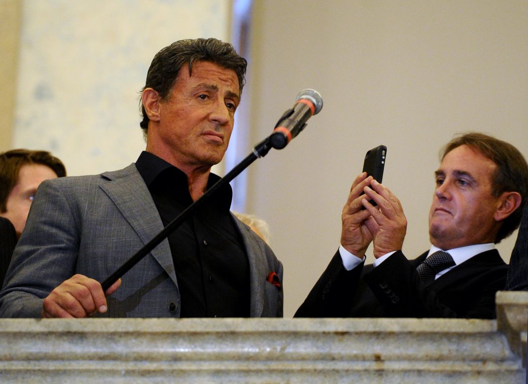 Sylvester Stallone art exhibition | CNN