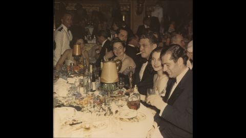 This rare color photograph from the 12th annual Academy Awards shows Leigh, second from right, on the night she won Best Actress for her role as Scarlett O'Hara in "Gone With the Wind." Seated with Leigh at far right is her future husband Laurence Olivier.<br /><em>Image courtesy of "Vivien Leigh: An Intimate Portrait" (Running Press)</em>