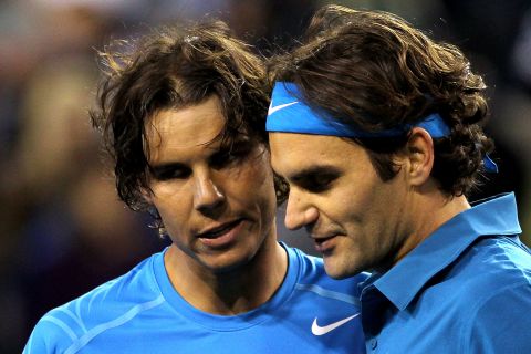 This week, and for the first time since 2003, Nadal and Federer are outside the top four in the rankings. 