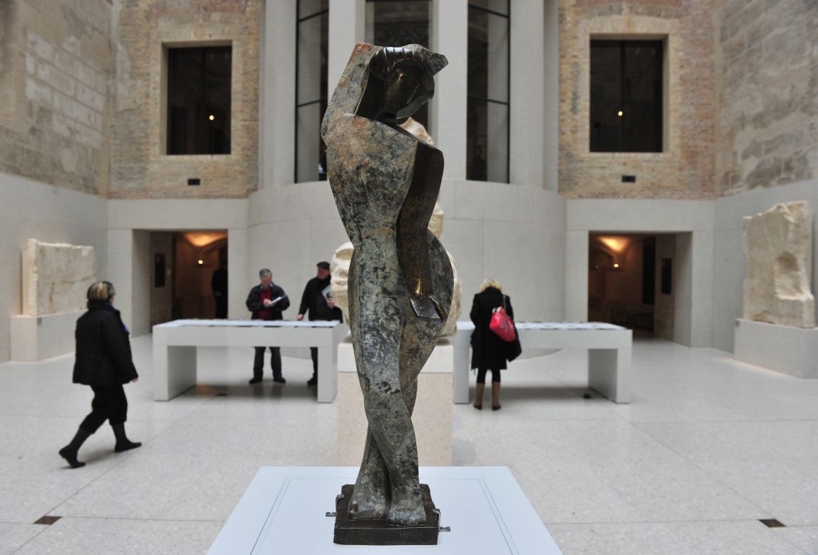 German artist Marg Moll's sculpture "Female Dancer" was discovered during archaeological excavations near Berlin's town hall in 2010. At first believed to be ancient works, the sculptures were found to have toured Germany as part of the Nazi-sponsored 1937 exhibition of "Degenerate Art."