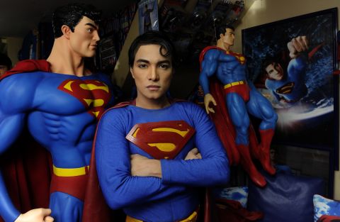 Filipino fashion designer Herbert Chavez underwent plastic surgery to transform himself into Superman. He had his nose thinned and a cleft made in his chin. He also had silicone injected for fuller lips, liposuction to flatten out his abdomen and implants to bulk up his buttocks and hips. 
