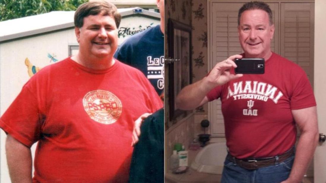 When he turned 55, Pippen decided it was time to make a change. He started walking and watching what he ate. He stuck to a low-carb diet for about a year, losing 117 pounds. 