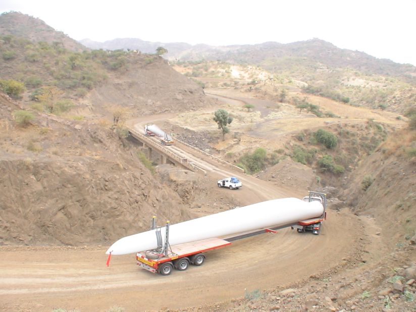 French company Vergnet built the site in partnership with the Ethiopian government. "Vergnet machines are ideal for remote areas in Ethiopia and designed for this kind of region because our turbines are easy to transport," said chief executive Jerome Douat.