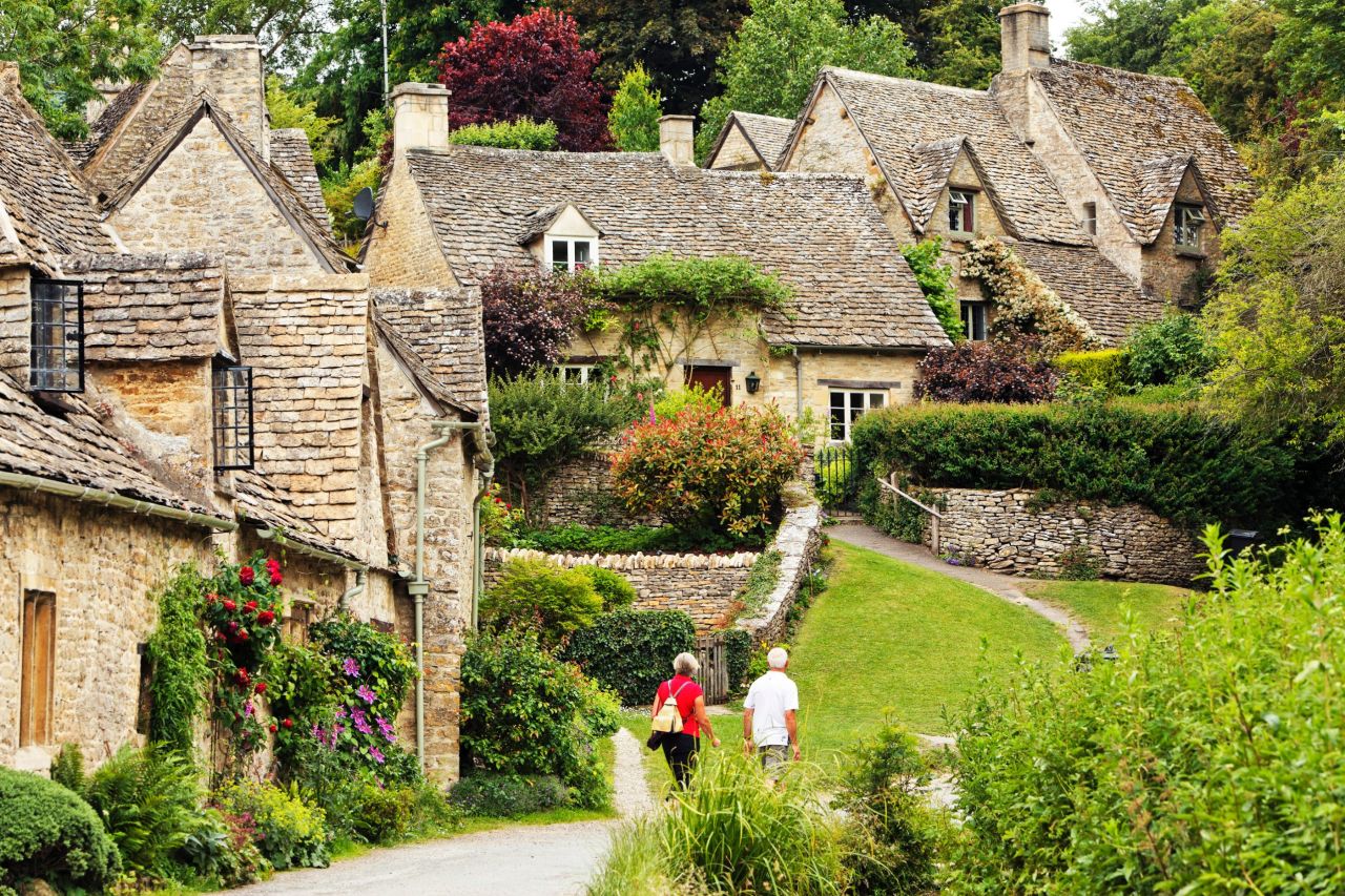 Bibury is located in England's Cotswold region, designated an "Area of Outstanding Natural Beauty."