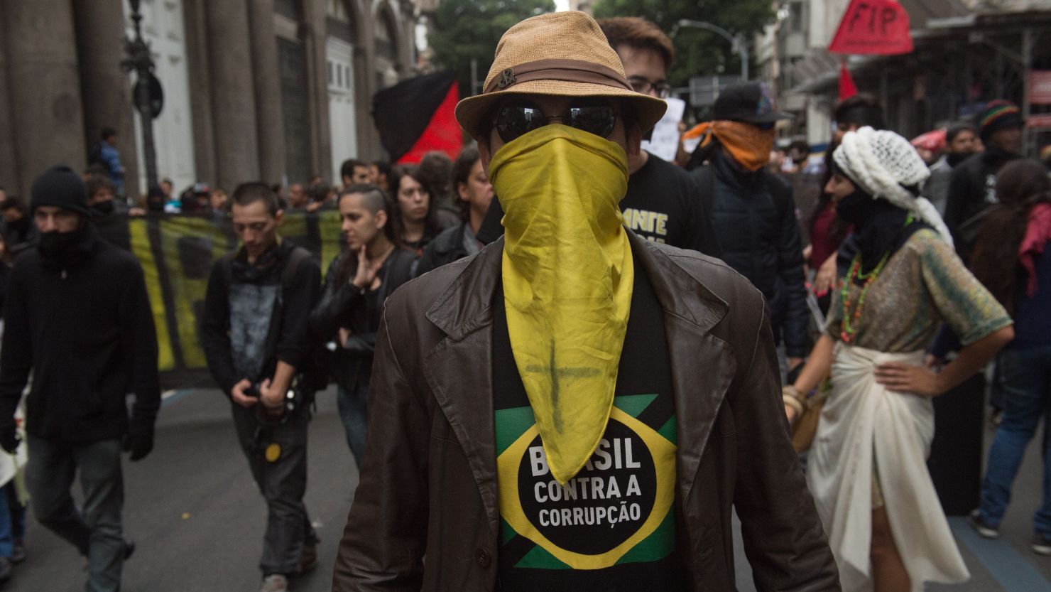 Brazil has witnessed a number of anti-government demonstrations this year.