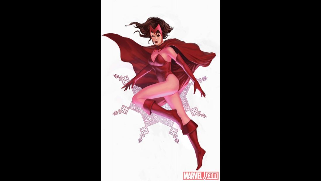 Marvel's Wanda Maximoff, the Scarlet Witch, made her first appearance in 1964.