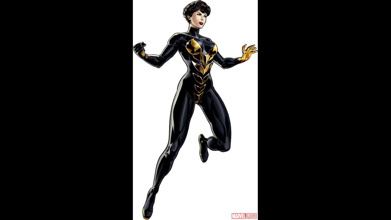 Janet Van Dyne, Wasp, made her first appearance in Marvel comics in 1963.