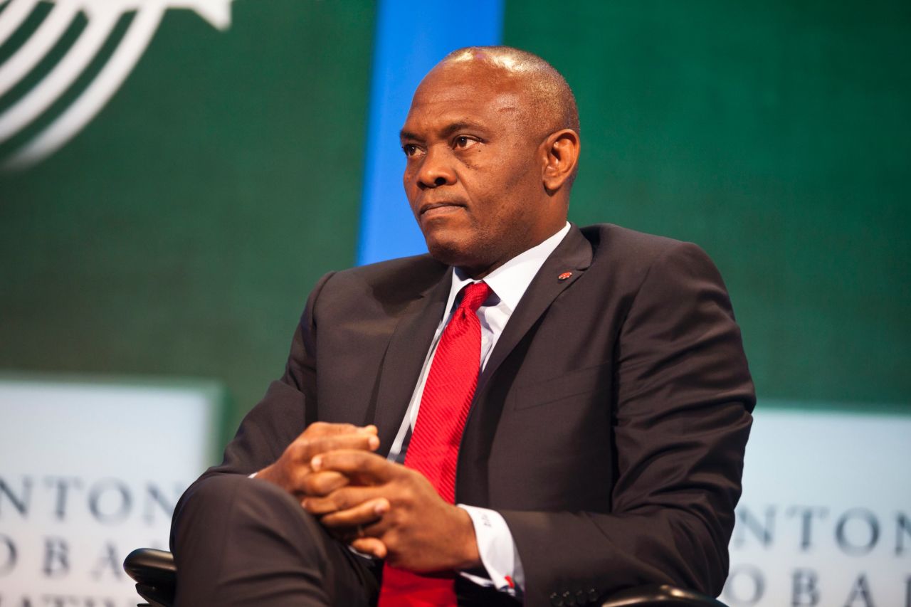 Nigerian businessman Tony Elumelu is the founder and chairman of Nigeria-based investment company Heirs Holdings.