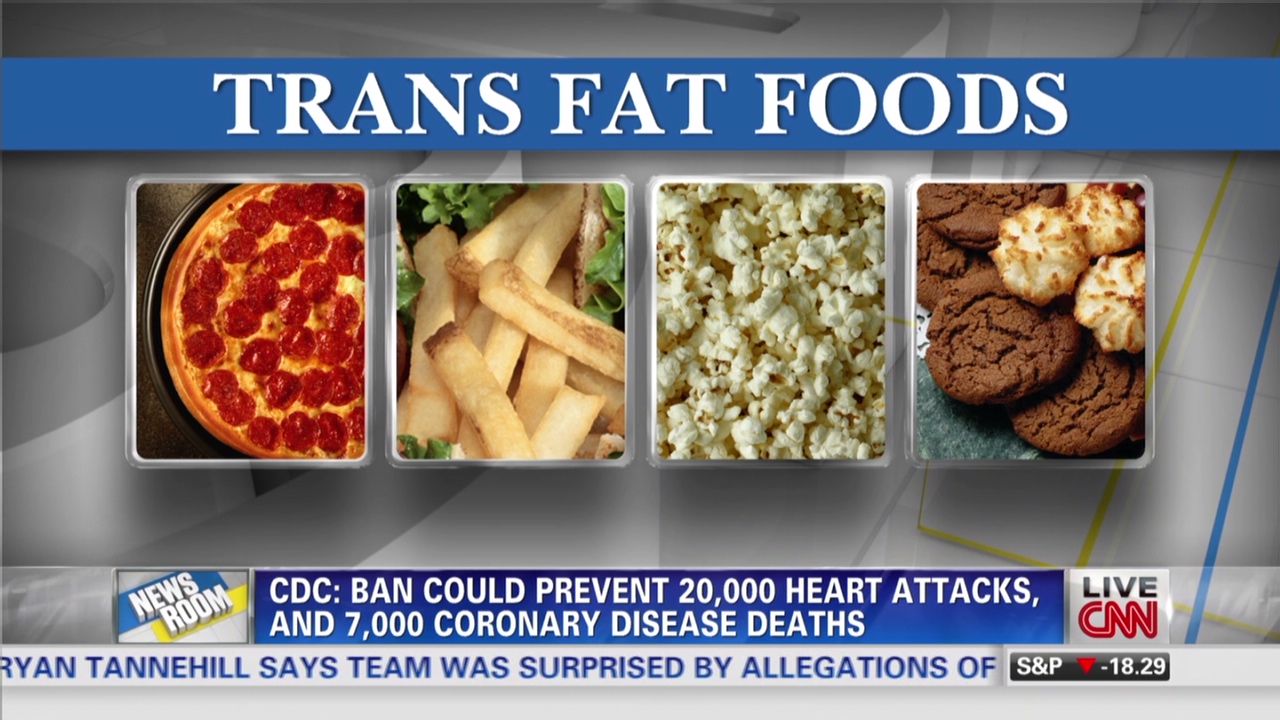 In early November, the Food and Drug Administration took a first step toward potentially eliminating most trans fat from the food supply, saying it has made a preliminary determination that a major source of trans fats -- partially hydrogenated oils -- is no longer "generally recognized as safe." According to CNN Health, if the preliminary determination is finalized, partially hydrogenated oils will become food additives that could not be used in food without approval. Foods with unapproved additives cannot legally be sold.
