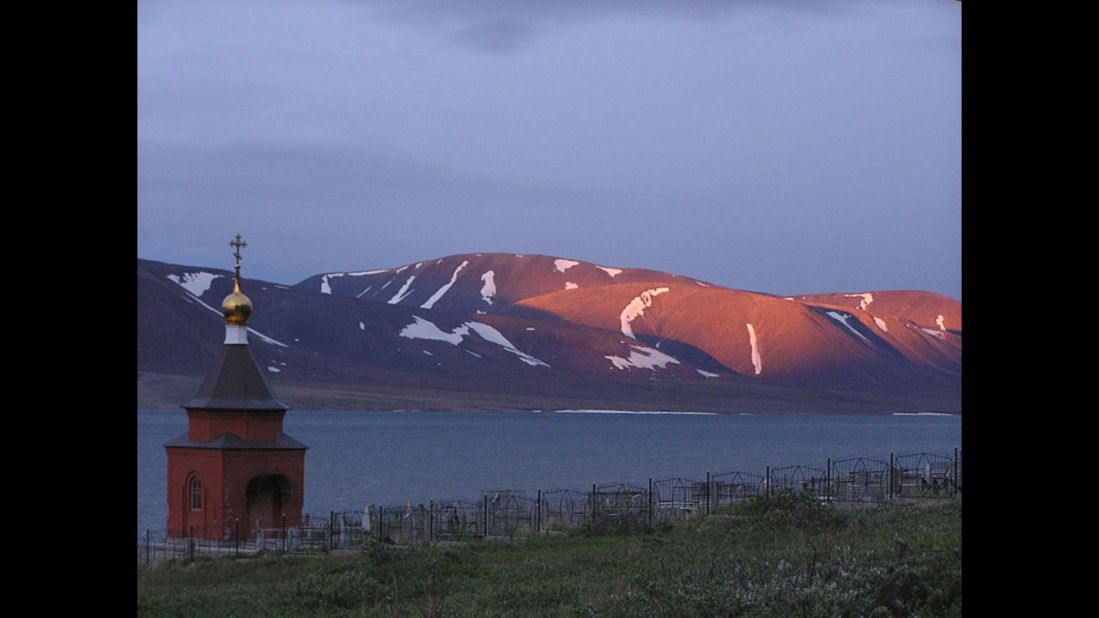 Russian-born Dinets loves the Chukchi Peninsula, the remotest and most fascinating part of Siberia to him. A Russian chapel on a remote fjord is shown here. 