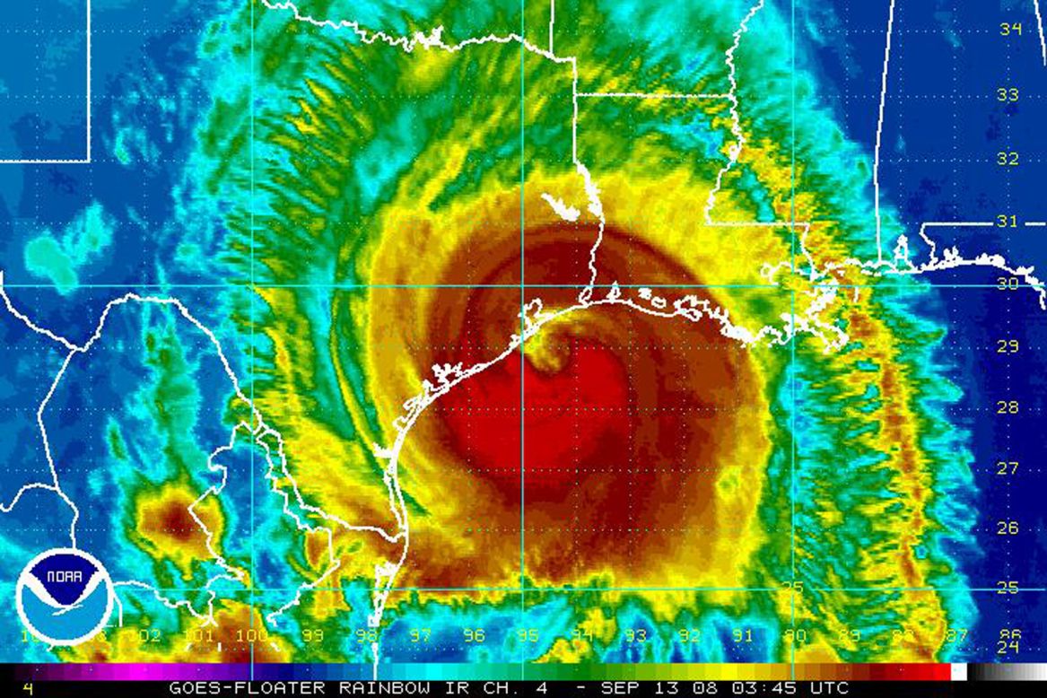 Hurricane Ike, a Category 2 storm, formed on September 1, 2008, and dissipated on September 14. The hurricane's path included the Turks and Caicos Islands, Cuba, Texas, Louisiana and Arkansas. It caused $29.5 billion in damages and 155 deaths.