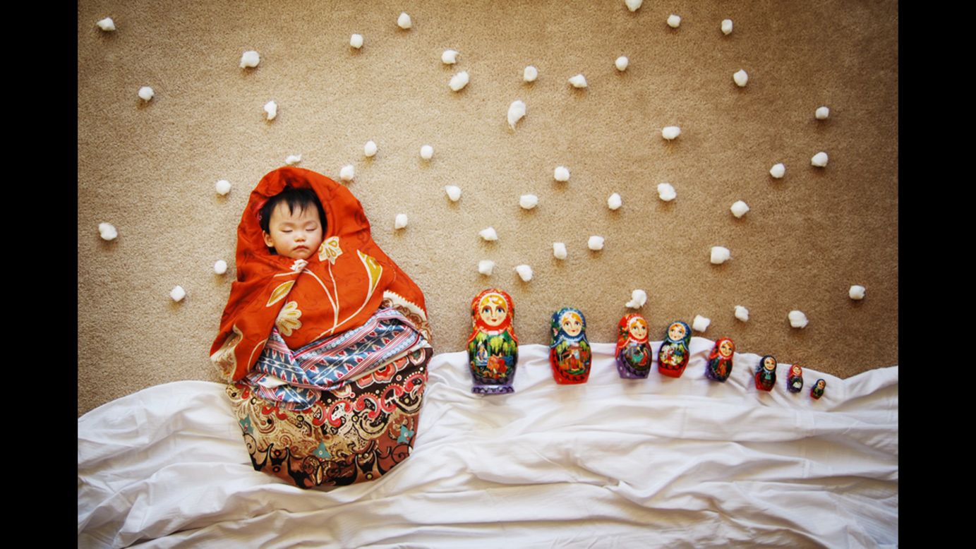 A coveted collectable, this matryoshka doll set includes the most precious of all dolls.