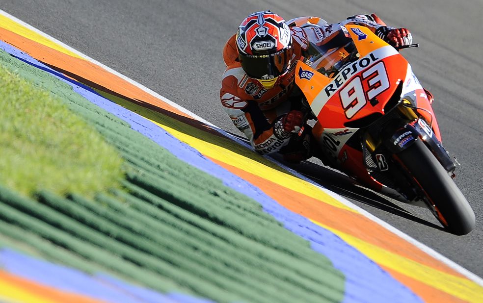 He finished third in the final race at Valencia, where Lorenzo did all he could to win a third world title by claiming his third successive race victory. 