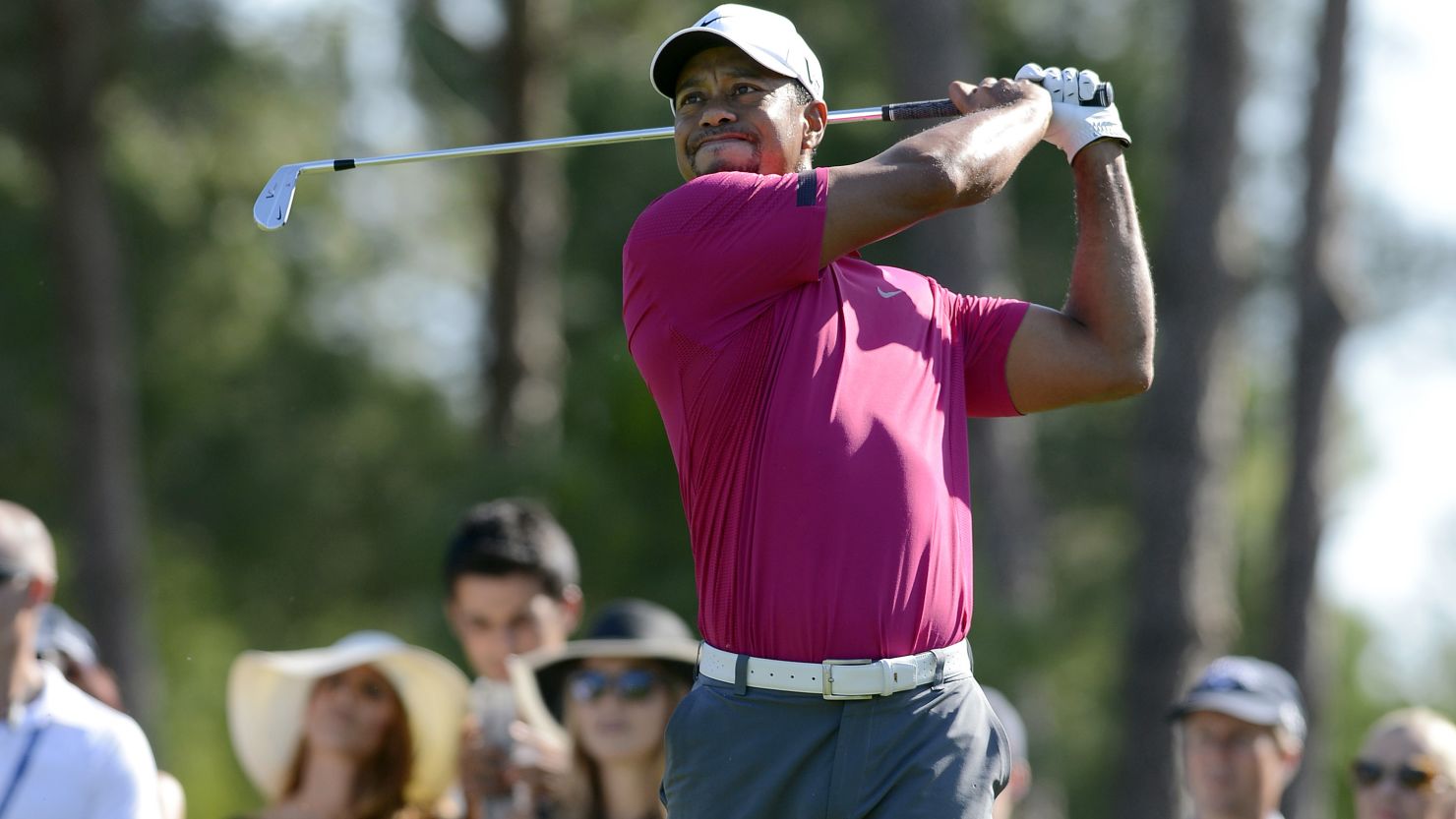 Tiger Woods is six shots off the pace in Turkey after a third round 68 on Saturday.