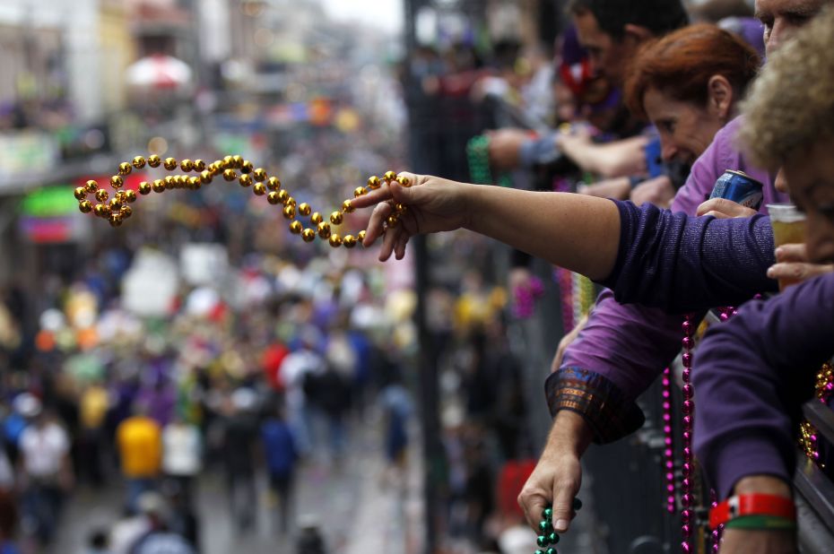Mardi Gras is best celebrated like a local -- do what's necessary to land a spot on a balcony overlooking the French Quarter, the book suggests. Not only is the view much better, but you're less likely to fall victim to flying vomit.