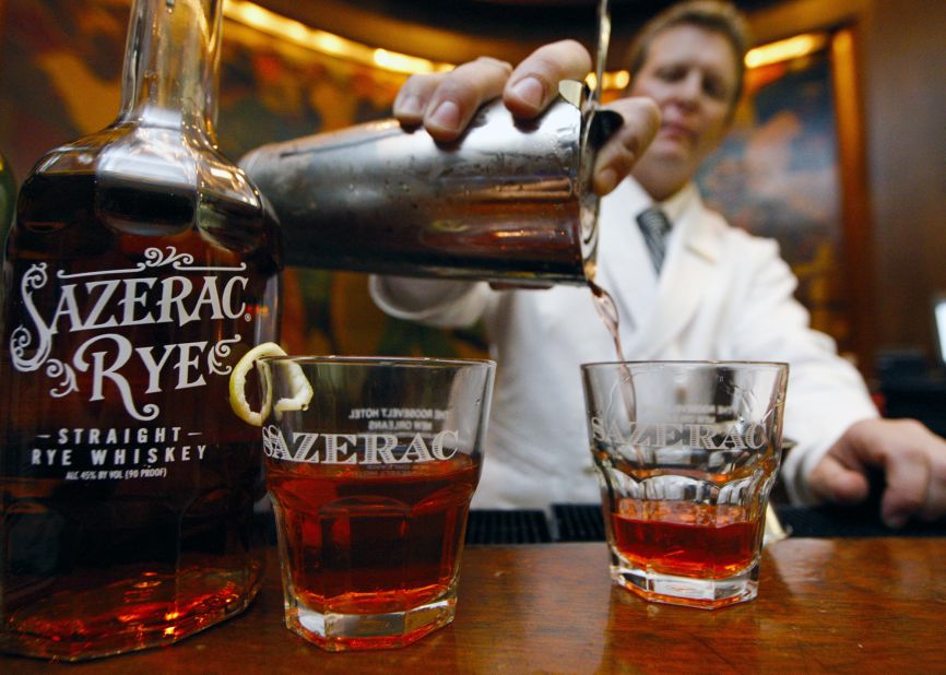 New Orleans is the "undisputed cocktail capital of the South," according to "The Southerner's Handbook," and no visit to the Big Easy should go without trying a Sazerac. This cognac-based beverage packs a punch, but a lemon twist should help offset the absinthe.